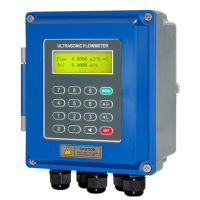 RS485 GPRS inserted wall mount ultrasonic flow meter