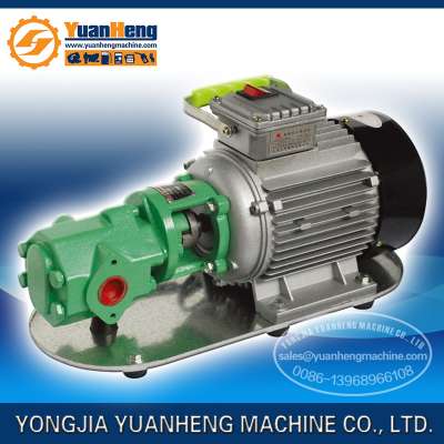 Portable gear pump for waste oil transfer